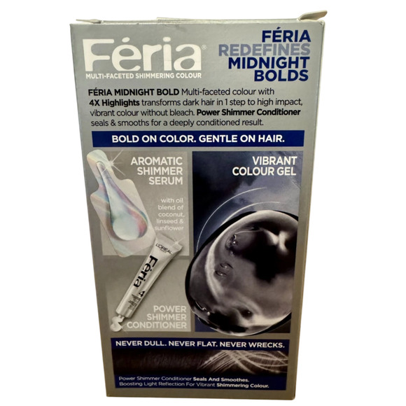 L'Oreal Paris Feria M11 Twilight Haze Dark Slate Hair Color New - Picture 6 of 16